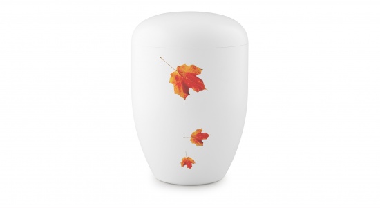 Naturstoffurne mit Herbstblätter   <small>(46)</small>